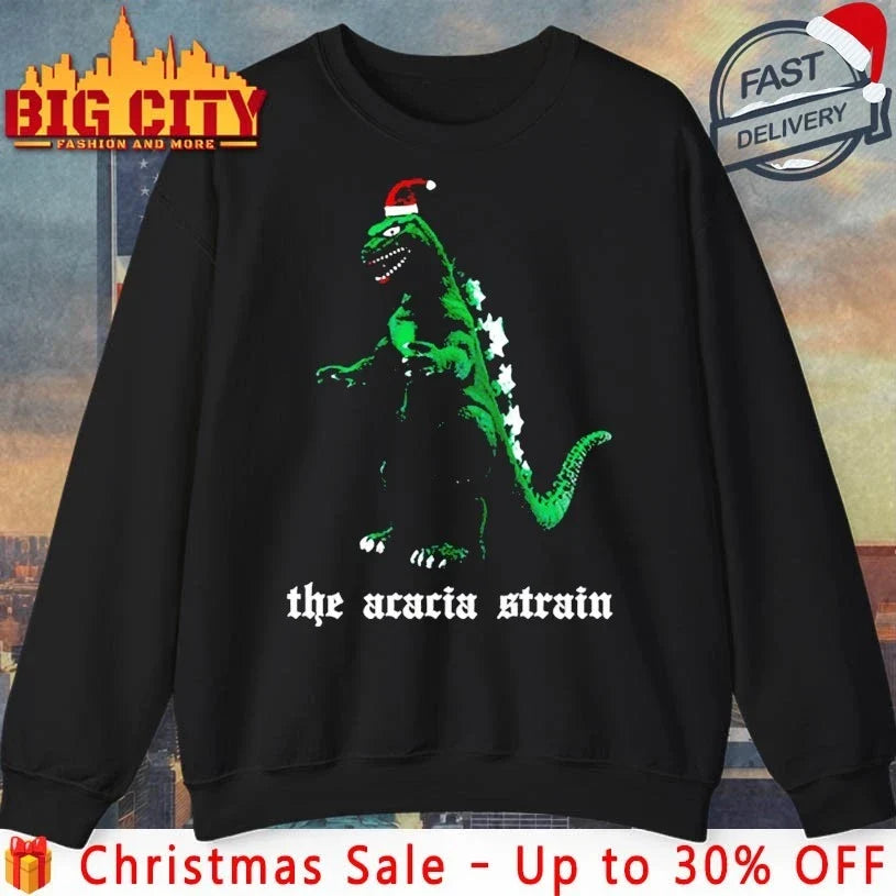 The Acacia Strain You Are Safe from God Here Godzilla shirt Unisex T-shirt, Sweatshirt, Hoodie, Long Sleeve Tee - T-Shirt, Sweatshirt, Hoodie