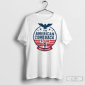 The American Comeback Tour Usa 2025 Charlie Kirk Shirt Sweater Unisex T-shirt, Sweatshirt, Hoodie, Long Sleeve Tee - T-Shirt, Sweatshirt, Hoodie