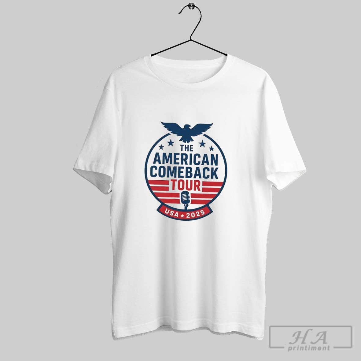 The American Comeback Tour Usa 2025 Charlie Kirk Unisex T-shirt, Sweatshirt, Hoodie, Long Sleeve Tee - T-Shirt, Sweatshirt, Hoodie