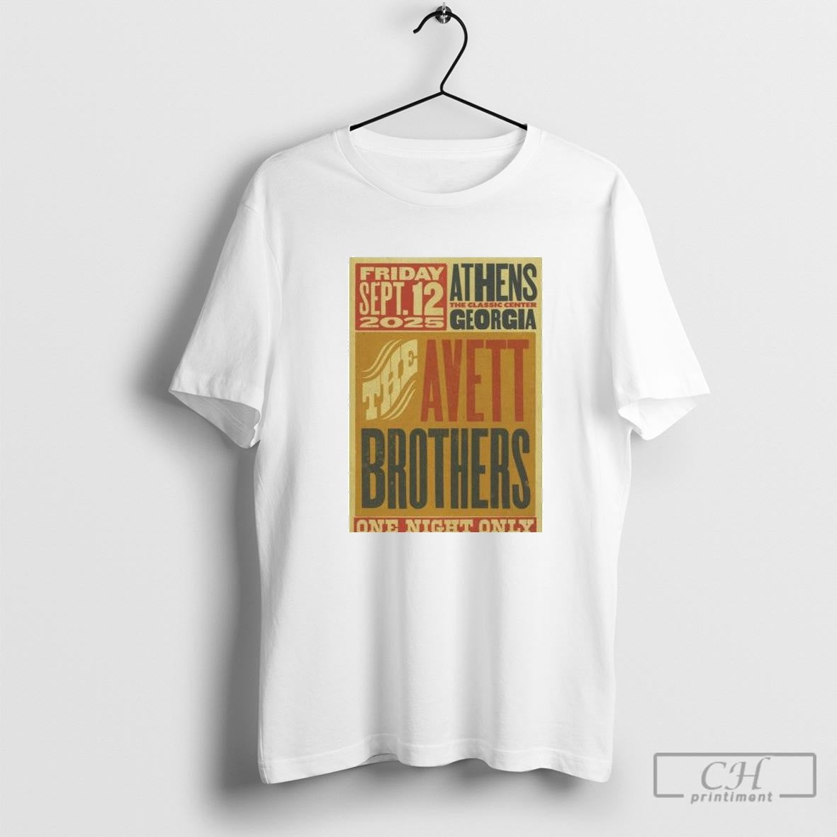 The Avett Brothers Sep 12 2025 Athens Ga Shirt Sweater Unisex T-shirt, Sweatshirt, Hoodie, Long Sleeve Tee - T-Shirt, Sweatshirt, Hoodie