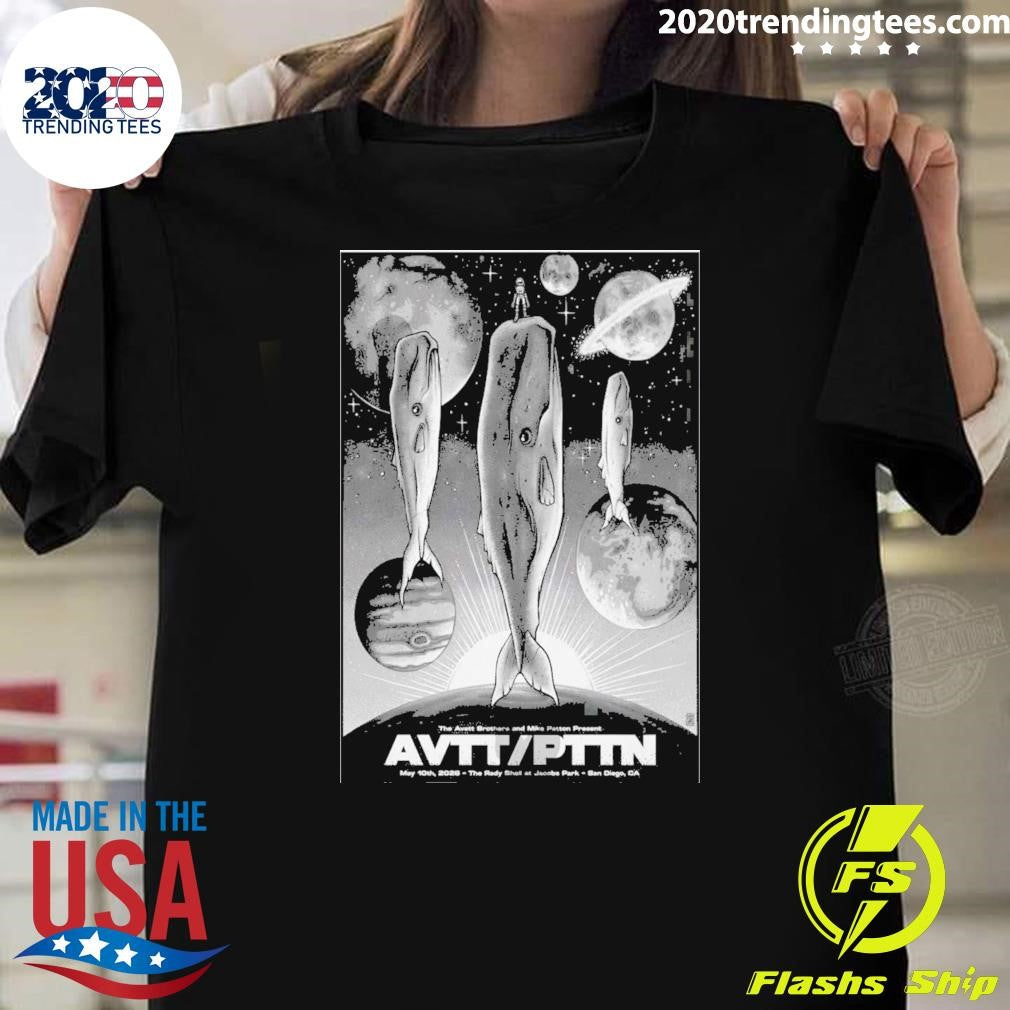 The Avett Brothers With Mike Patton May 10 2026 San Diego CA Shirt Unisex T-shirt, Sweatshirt, Hoodie, Long Sleeve Tee - T-Shirt, Sweatshirt, Hoodie