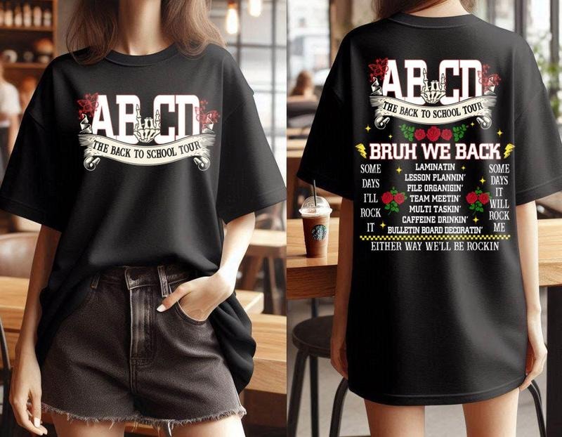 Back School Tour Bruh We Back Back School First Day School Back School Back School Shirt Latarshia Grant T-Shirts, Hoodie, Sweatshirt - T-Shirt, Sweatshirt, Hoodie