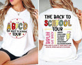 Back School Tour Shirt ABCD Teacher Shirt Teacher Back School First Day School Teacher Shirt T-Shirts, Hoodie, Sweatshirt - T-Shirt, Sweatshirt, Hoodie