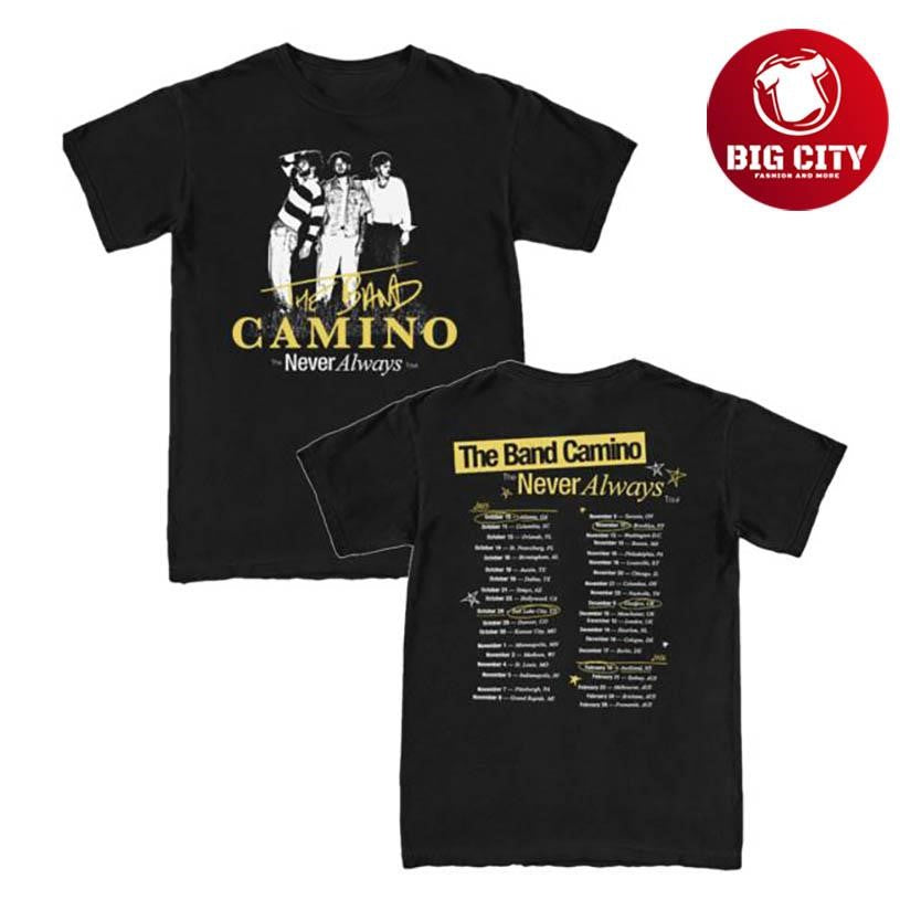 The Band Camino Photo Tour Two Sided Shirt Unisex T-shirt, Sweatshirt, Hoodie, Long Sleeve Tee - T-Shirt, Sweatshirt, Hoodie