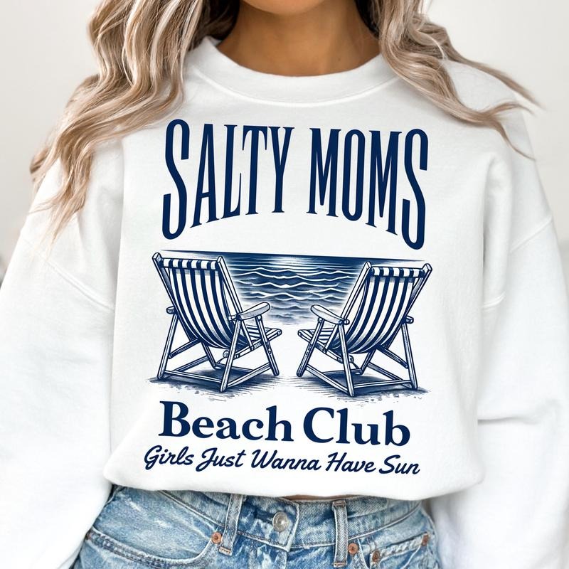 Beach Club Shirt Summer Beach Shirt Retro Beach Girl Funny Sarcastic Mom 2 T-Shirts, Hoodie, Sweatshirt - T-Shirt, Sweatshirt, Hoodie