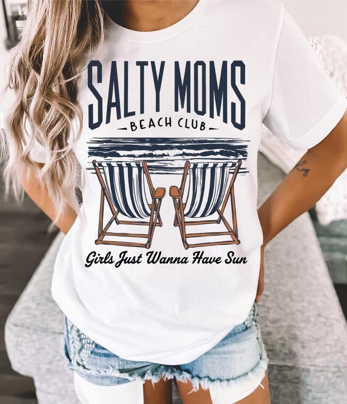 Beach Club Summer Beach Shirt Retro Beach Girl Funny Sarcastic Mom Summer Outfits Beach Outfits T-Shirts, Hoodie, Sweatshirt - T-Shirt, Sweatshirt, Hoodie