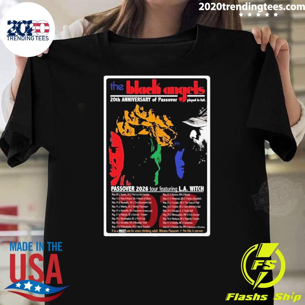 The Black Angels Passover Tour 26 Poster Shirt Unisex T-shirt, Sweatshirt, Hoodie, Long Sleeve Tee - T-Shirt, Sweatshirt, Hoodie