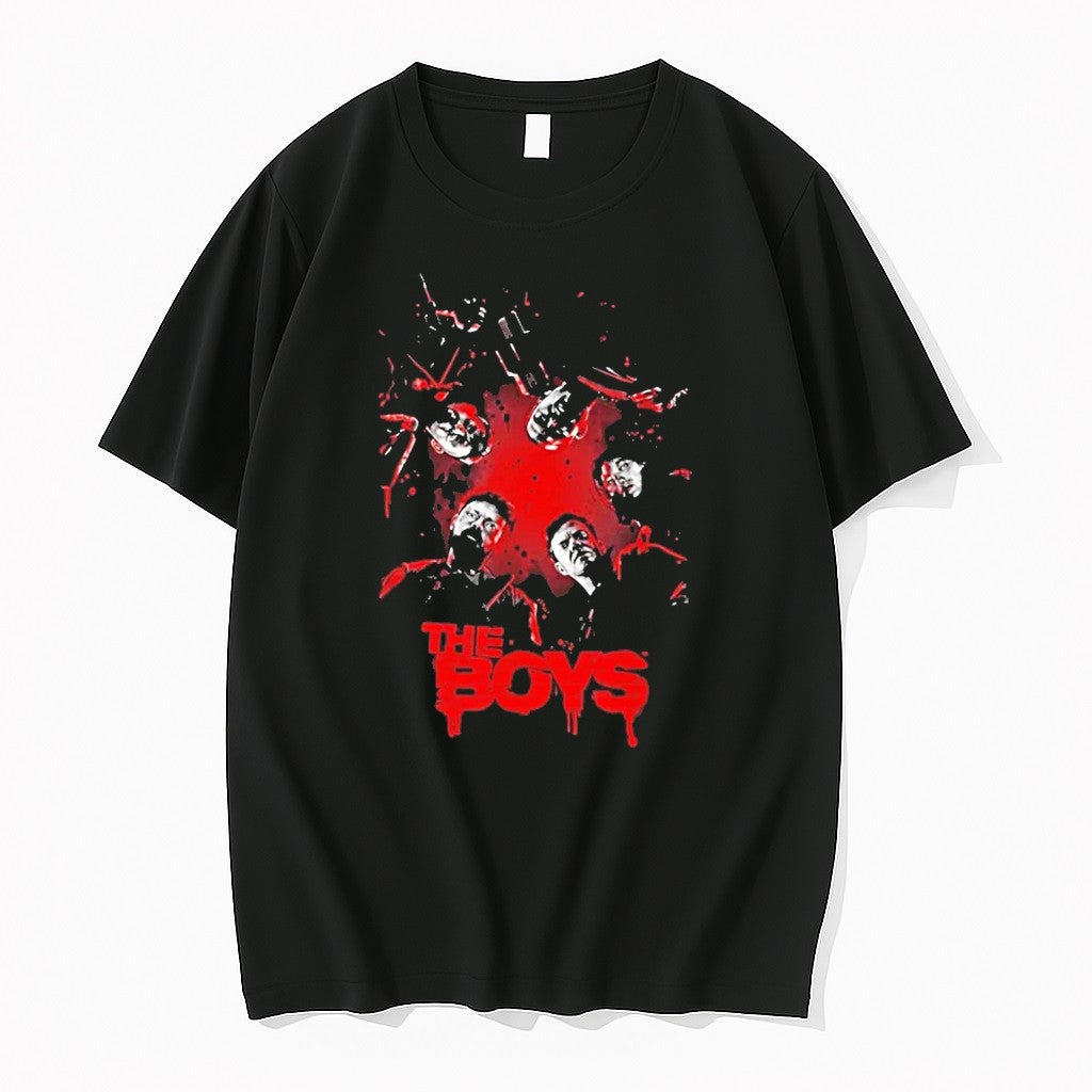 The Boys Blood Red Vintage Horror Tshirts Sweater Hoodie Jpg Unisex T-shirt, Sweatshirt, Hoodie, Long Sleeve Tee - T-Shirt, Sweatshirt, Hoodie