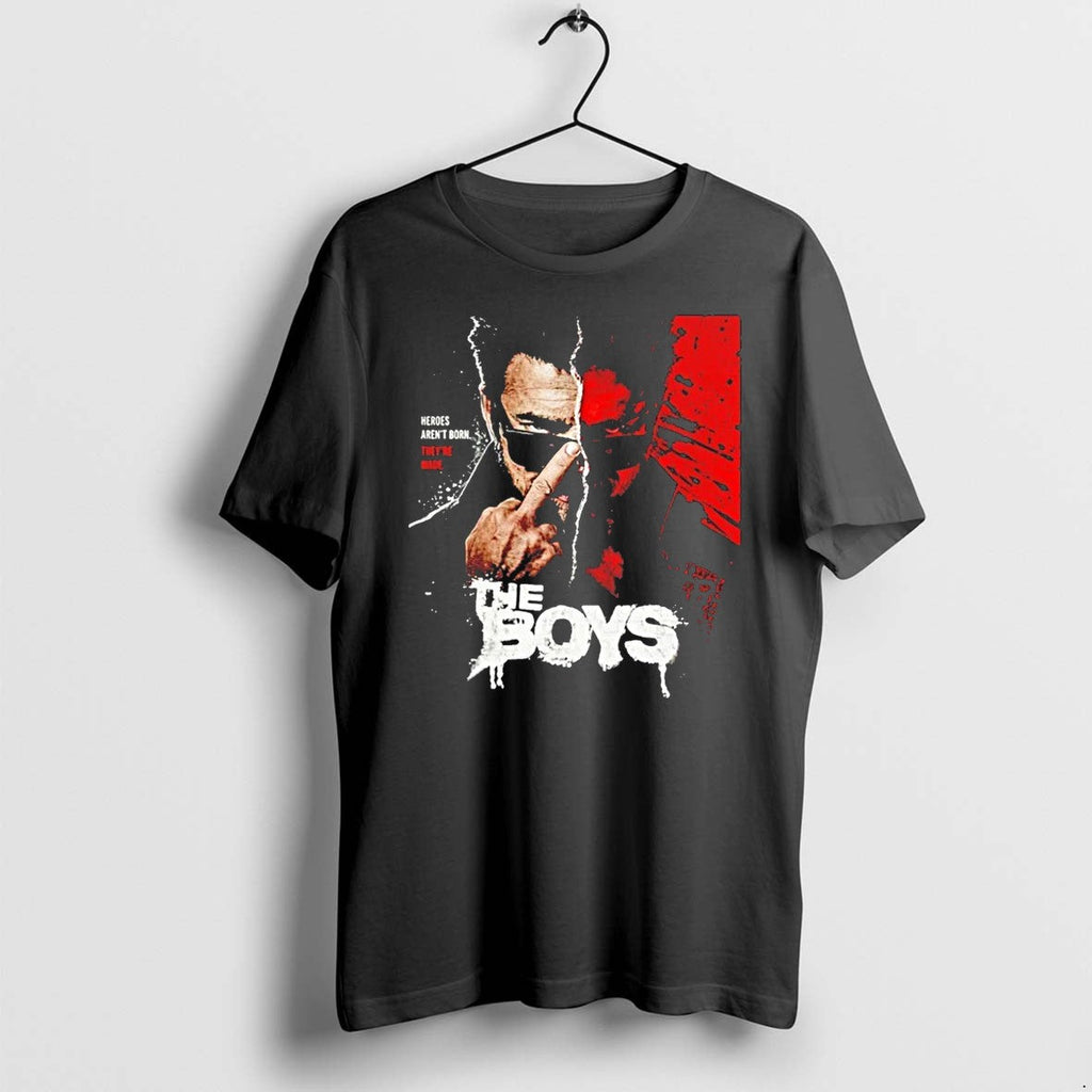 The Boys Heroes Arent Born Theyre Made Tshirts Sweater Hoodie Jpg Unisex T-shirt, Sweatshirt, Hoodie, Long Sleeve Tee - T-Shirt, Sweatshirt, Hoodie
