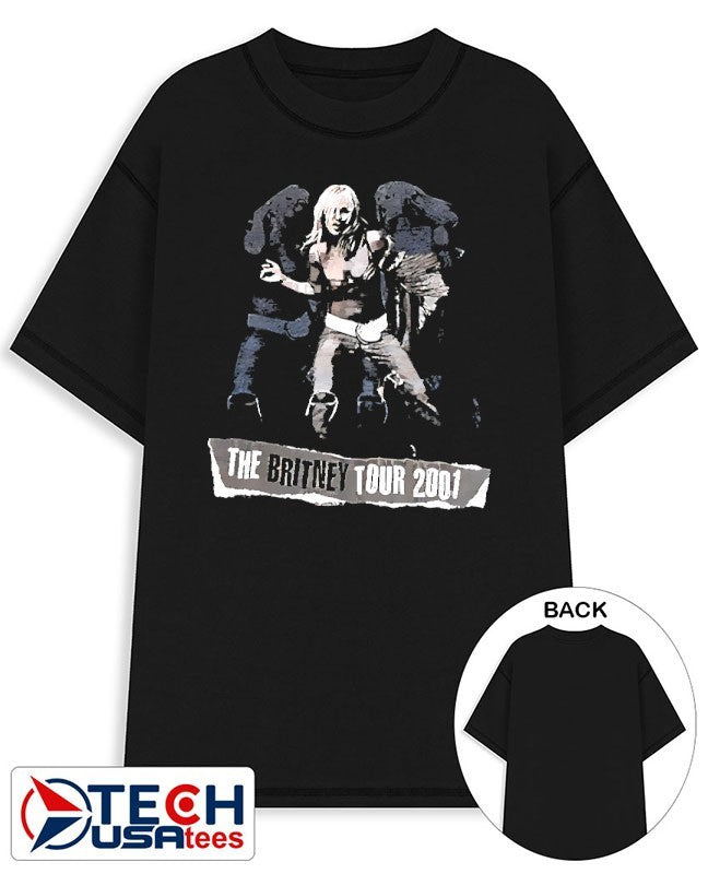 The Britney Tour 2001 shirt Unisex T-shirt, Sweatshirt, Hoodie, Long Sleeve Tee - T-Shirt, Sweatshirt, Hoodie