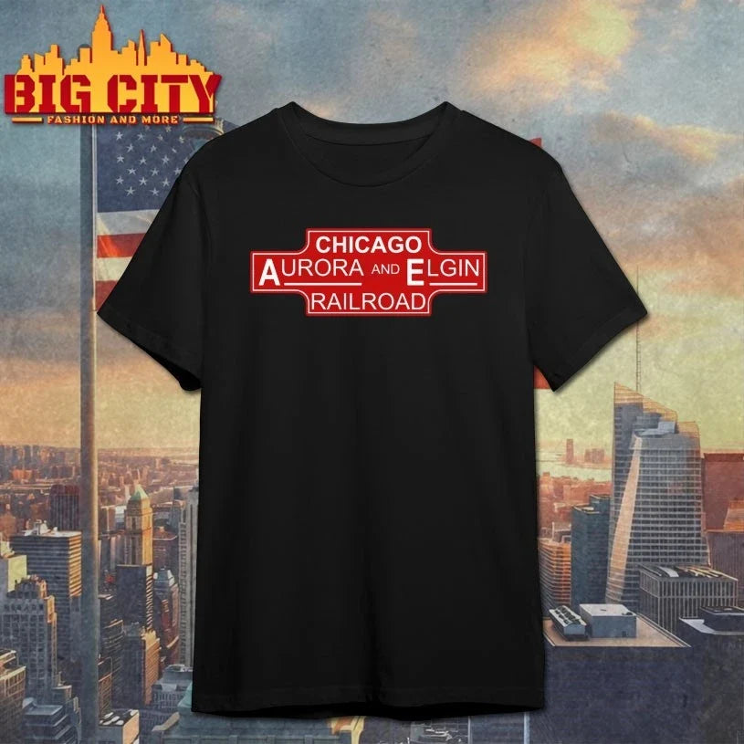 The Chicago Aurora and Elgin Railroad shirt Unisex T-shirt, Sweatshirt, Hoodie, Long Sleeve Tee - T-Shirt, Sweatshirt, Hoodie