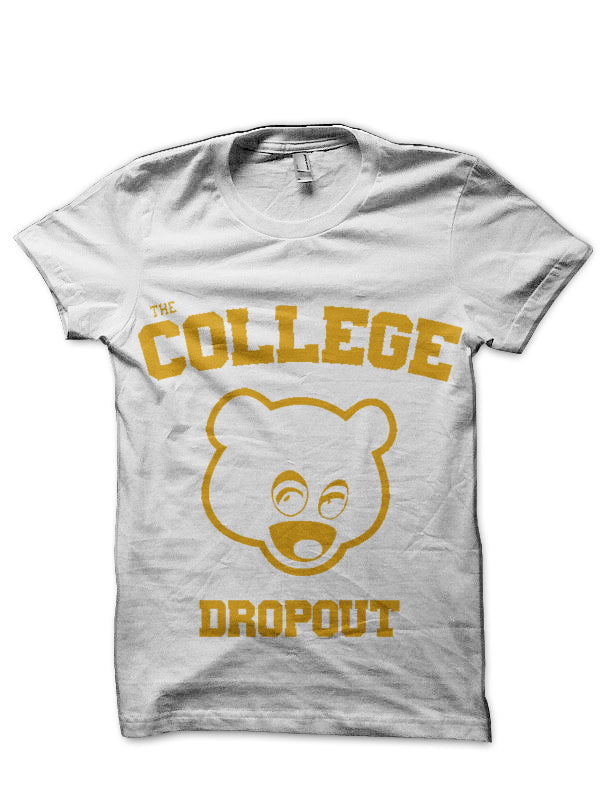College Dropout White T-Shirts, Hoodie, Sweatshirt - T-Shirt, Sweatshirt, Hoodie