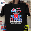 The Colorado Avalanche Go Avs Go 55th Seasons 1972-2026 Thank You For The Memories Players Signatures Shirt - T-Shirt, Sweatshirt, Hoodie