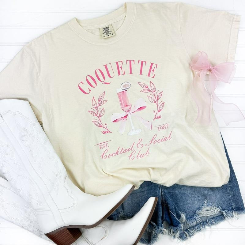 Coquette Club Comfort Colors T-Shirts, Hoodie, Sweatshirt - T-Shirt, Sweatshirt, Hoodie