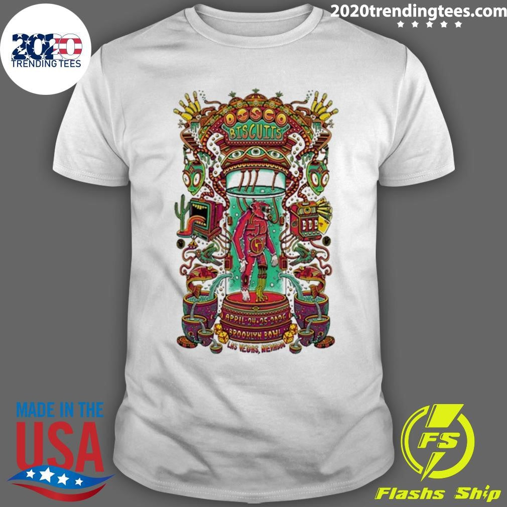 The Disco Biscuits April 24-25 2026 Nevada Tour Shirt Unisex T-shirt, Sweatshirt, Hoodie, Long Sleeve Tee - T-Shirt, Sweatshirt, Hoodie