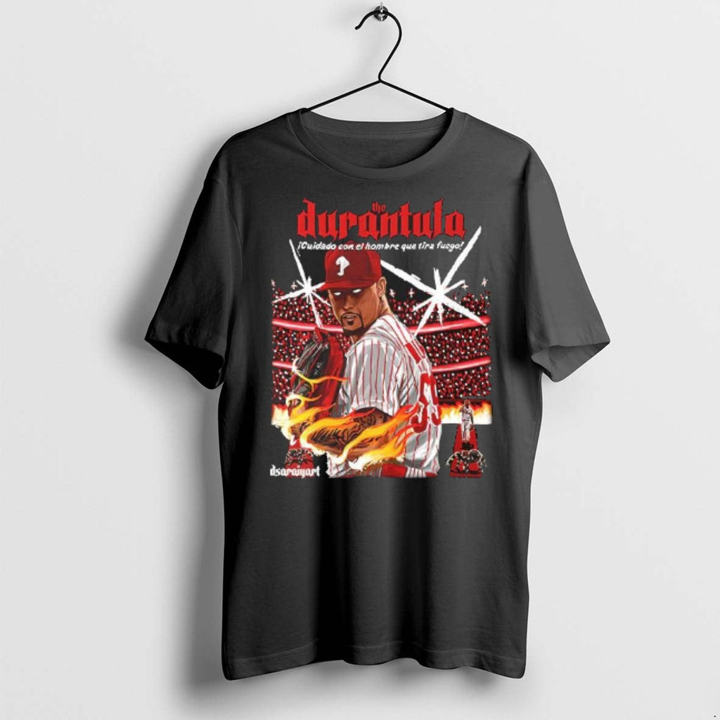 The Durantula Jhuan Duran Philadelphia Phillies T Shirts Unisex T-shirt, Sweatshirt, Hoodie, Long Sleeve Tee - T-Shirt, Sweatshirt, Hoodie