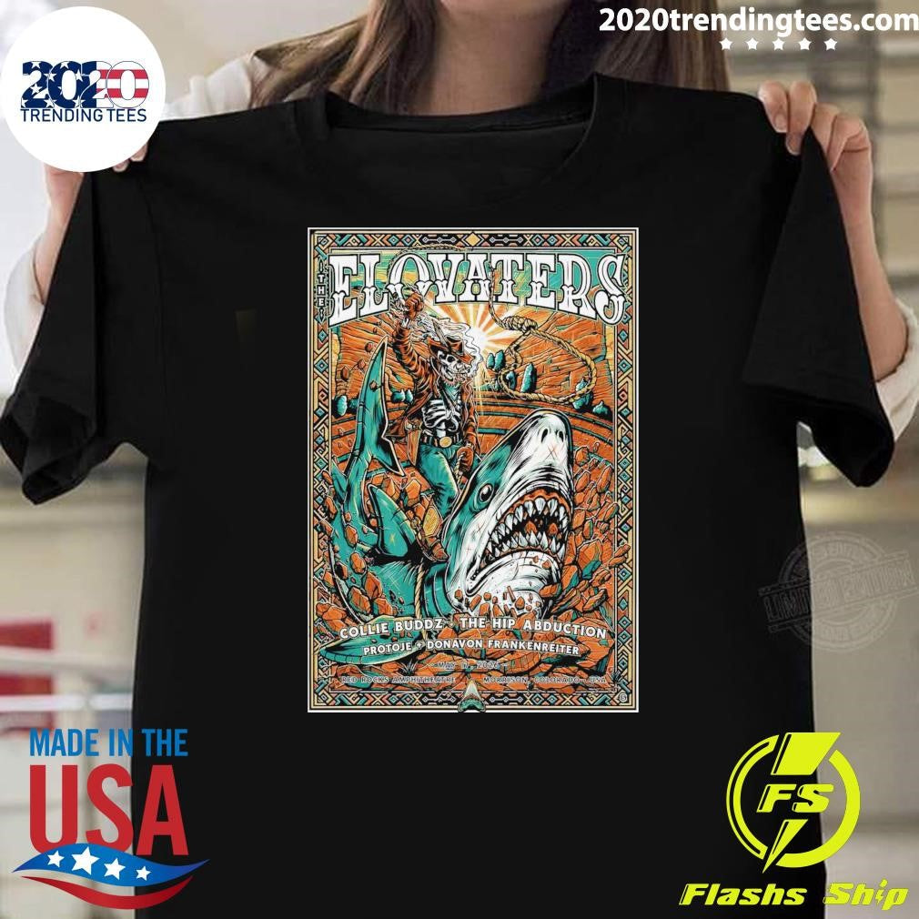 The Elovaters May 17 2026 Red Rocks In Morrison CO Shirt Unisex T-shirt, Sweatshirt, Hoodie, Long Sleeve Tee - T-Shirt, Sweatshirt, Hoodie