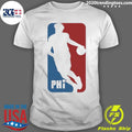The Emba Philadelphia 76ers Parody Logo Nba Shirt Unisex T-shirt, Sweatshirt, Hoodie, Long Sleeve Tee - T-Shirt, Sweatshirt, Hoodie