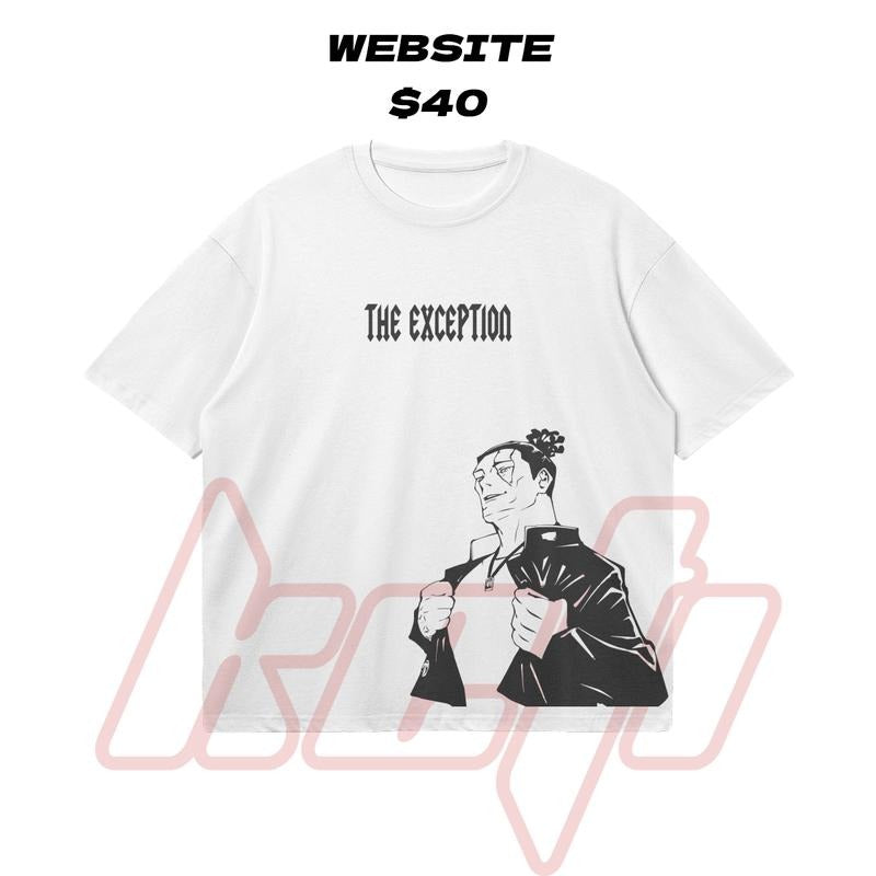 ' Exception' Todo Boxy Cotton Casual JuJutsu Kaisen T-Shirts, Hoodie, Sweatshirt - T-Shirt, Sweatshirt, Hoodie