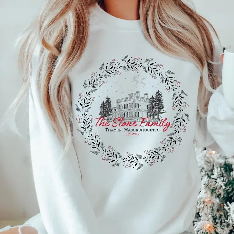 Family Stone Family Stone Movie Family Stone Movie Season RomCom Gilmores Lucks Dinner Womenswear Shirt T-Shirts, Hoodie, Sweatshirt - T-Shirt, Sweatshirt, Hoodie
