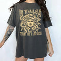 Female Gaze Petrify Patriarchy Comfort Colors Shirt Girl'S Power Retro Feminist Right T-Shirts, Hoodie, Sweatshirt - T-Shirt, Sweatshirt, Hoodie