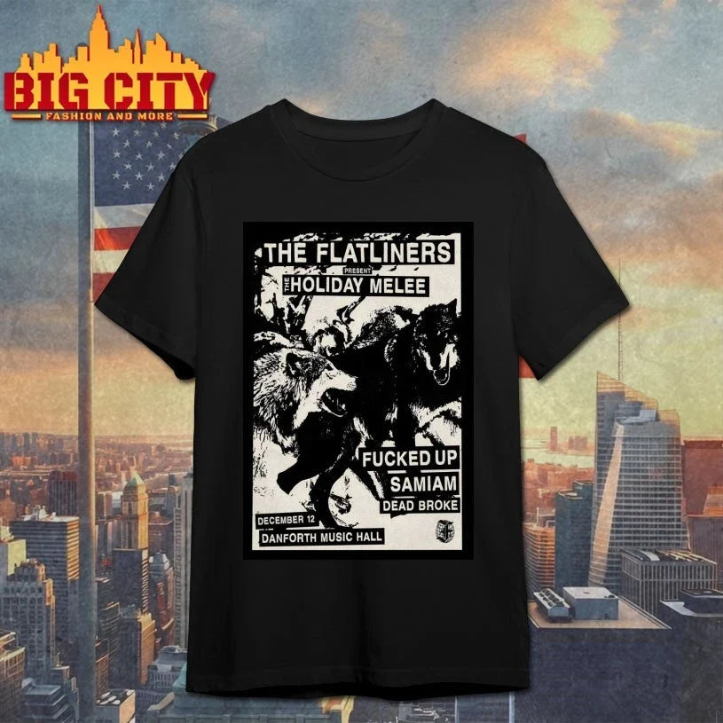 The Flatliners 12.12.2025 Toronto ON Poster shirt Unisex T-shirt, Sweatshirt, Hoodie, Long Sleeve Tee - T-Shirt, Sweatshirt, Hoodie