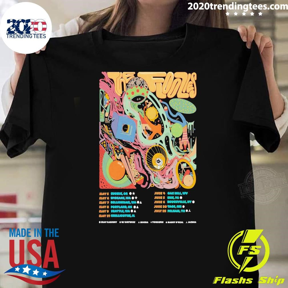 The Floozies Summer 2026 Tour Shirt Unisex T-shirt, Sweatshirt, Hoodie, Long Sleeve Tee - T-Shirt, Sweatshirt, Hoodie