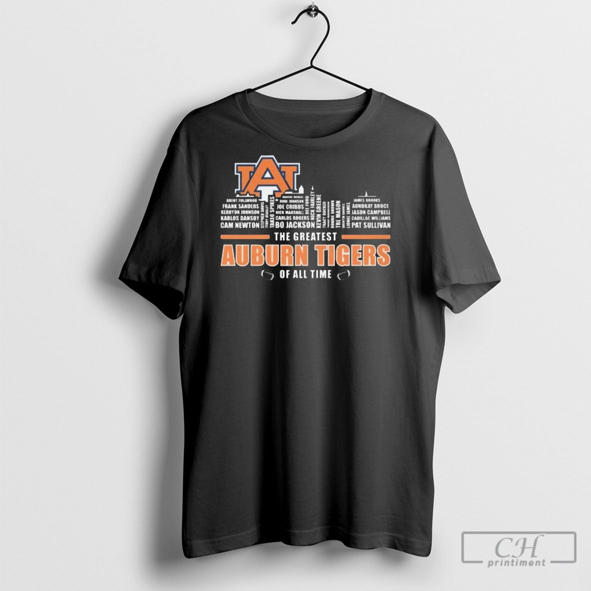 The Greatest Auburn Tigers Of All Time Skyline Names 2025 Shirt Sweater Unisex T-shirt, Sweatshirt, Hoodie, Long Sleeve Tee - T-Shirt, Sweatshirt, Hoodie