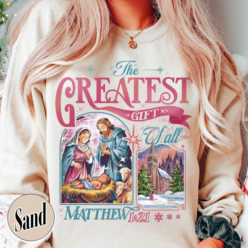 Greatest All Family Nativity Christian Family Nativity T-Shirts, Hoodie, Sweatshirt - T-Shirt, Sweatshirt, Hoodie