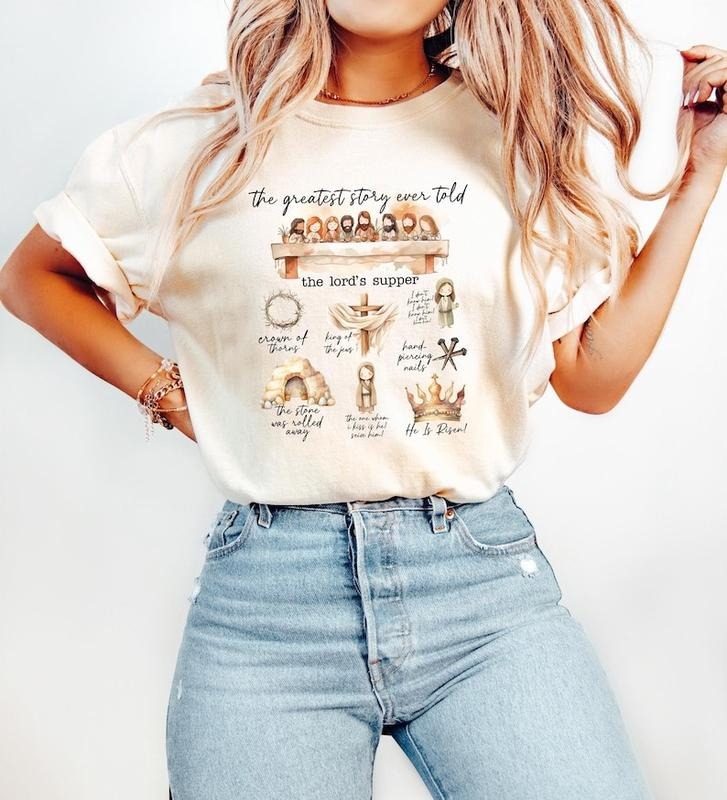 Greatest Story Ever Told Jesus Christian Easter Shirt Jesus Easter He Is Risen Easter Day T-Shirts, Hoodie, Sweatshirt - T-Shirt, Sweatshirt, Hoodie