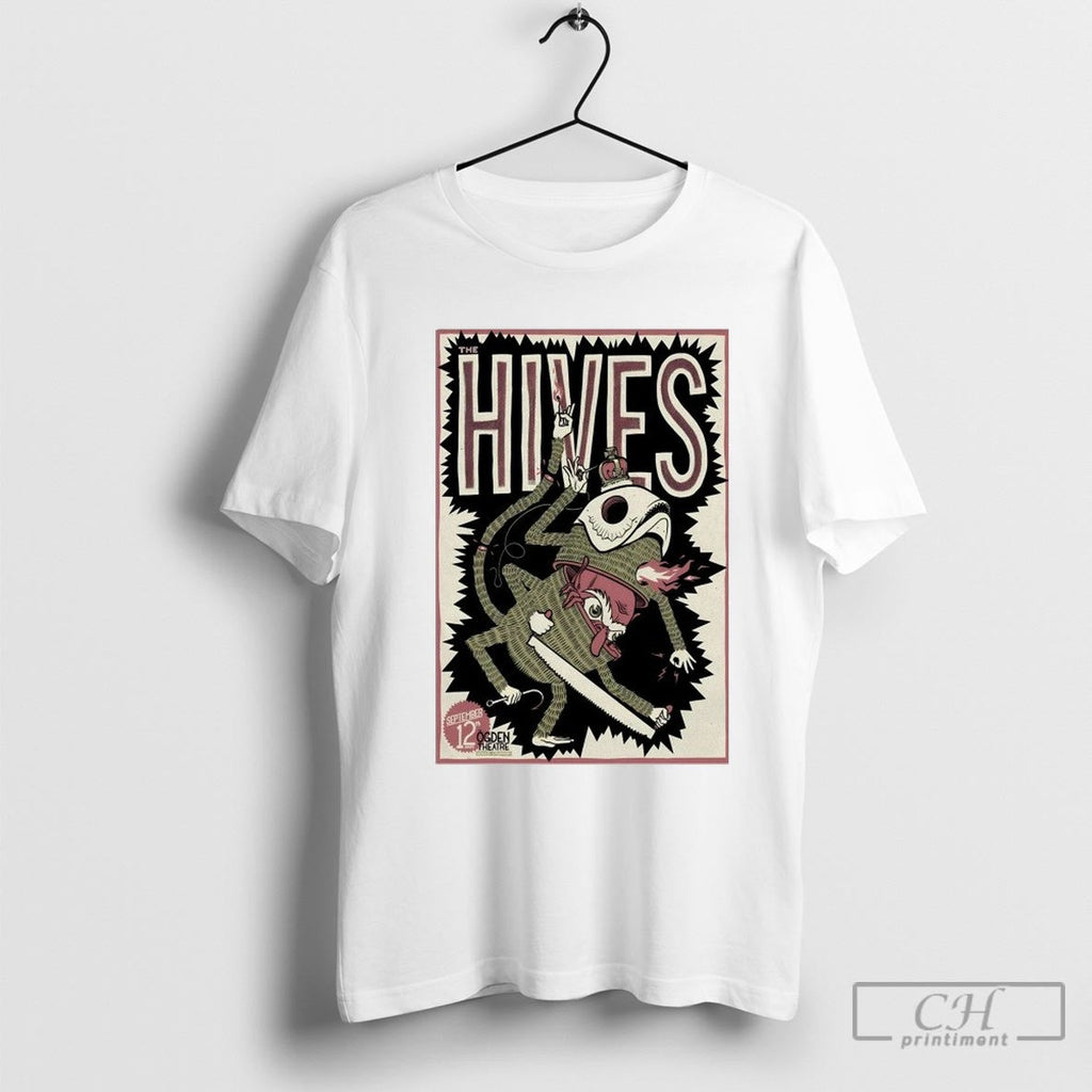 The Hives Ogden Theatre In Denver Co September 12 2025 Shirt Sweater Unisex T-shirt, Sweatshirt, Hoodie, Long Sleeve Tee - T-Shirt, Sweatshirt, Hoodie