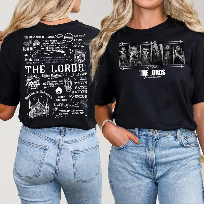 LORDS Book 2 Sides Barrington University Shantel Tessier LORDS Shirt T-Shirts, Hoodie, Sweatshirt - T-Shirt, Sweatshirt, Hoodie