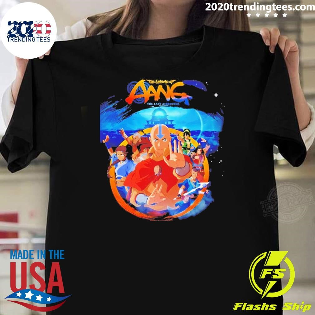 The Legend Of Aang The Last Airbender Poster Shirt Unisex T-shirt, Sweatshirt, Hoodie, Long Sleeve Tee - T-Shirt, Sweatshirt, Hoodie