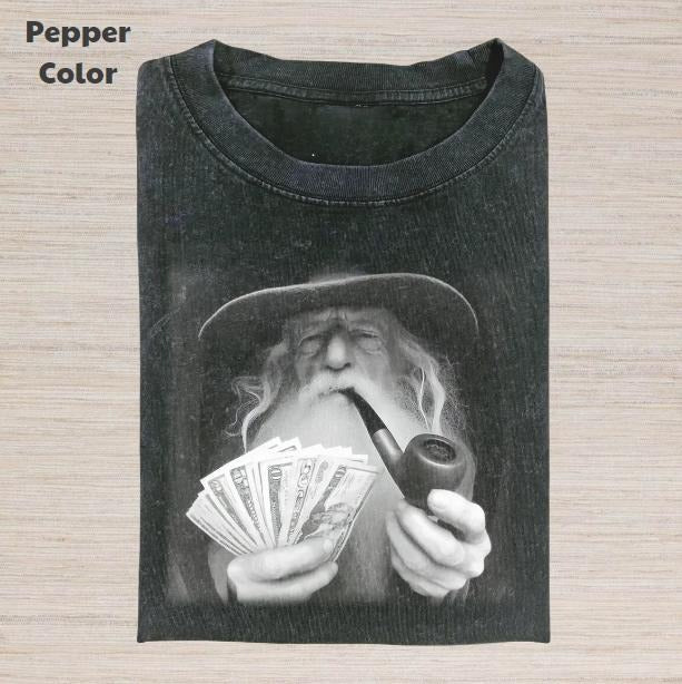 Lord Rings Vintage Gandalf Cigarette Dollar Movies Meme Cringe Funny Dumb Shirt Menswear Womenswear Streetwear T-Shirts, Hoodie, Sweatshirt - T-Shirt, Sweatshirt, Hoodie