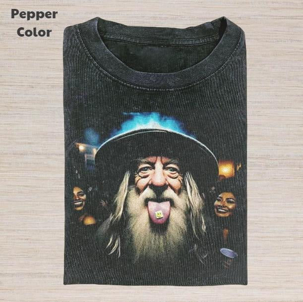Lord Rings Vintage Gandalf Tongue Movies Meme Cringe Funny Dumb Shirt Menswear Womenswear Streetwear T-Shirts, Hoodie, Sweatshirt - T-Shirt, Sweatshirt, Hoodie