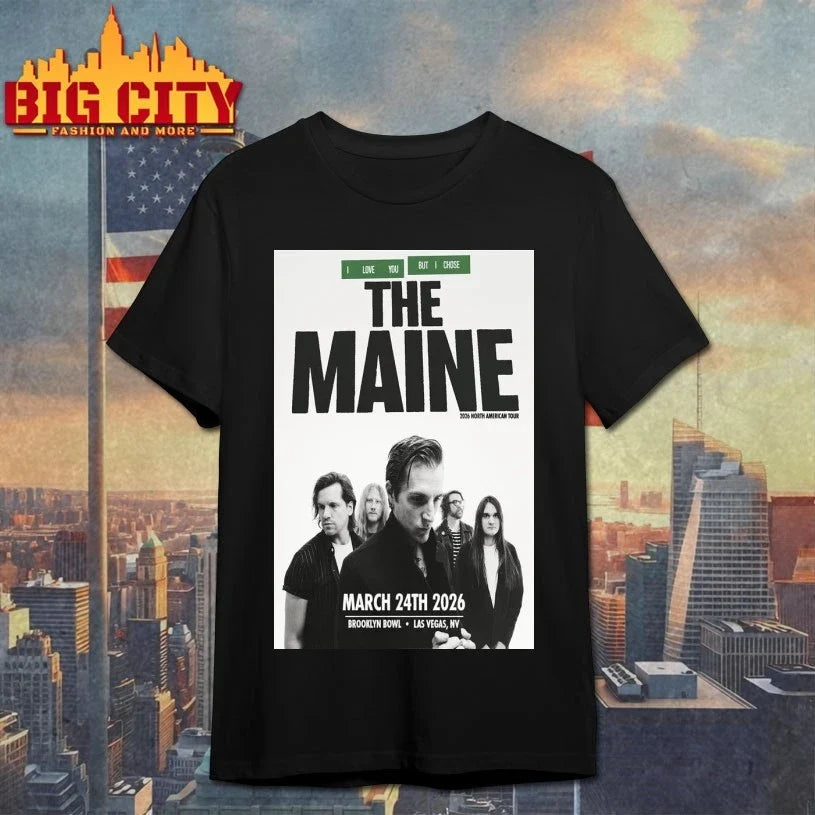 The Maine Brooklyn Bowl Las Vegas Mar 24 2025 Poster shirt Unisex T-shirt, Sweatshirt, Hoodie, Long Sleeve Tee - T-Shirt, Sweatshirt, Hoodie