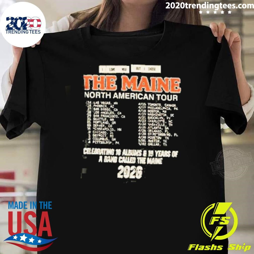 The Maine Tour 2026 Shirt Unisex T-shirt, Sweatshirt, Hoodie, Long Sleeve Tee - T-Shirt, Sweatshirt, Hoodie