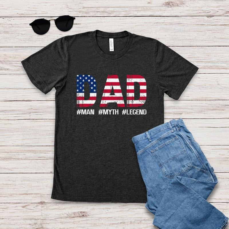 Man Myth Legend Funny Father Happy Dad Shirt Husband Daddy TK43GN T-Shirts, Hoodie, Sweatshirt - T-Shirt, Sweatshirt, Hoodie