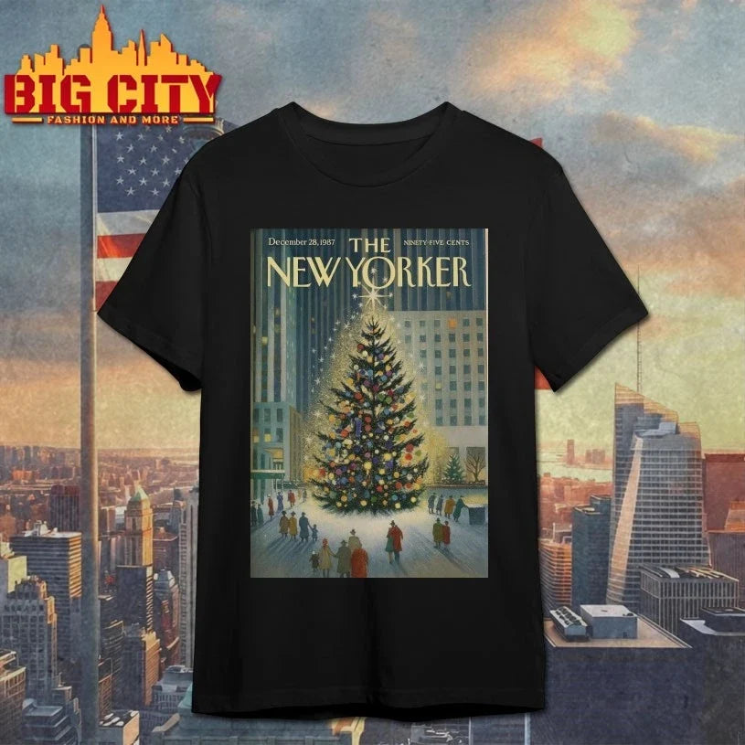 The New Yorker Christmas Tree December 28 1987 Poster shirt Unisex T-shirt, Sweatshirt, Hoodie, Long Sleeve Tee - T-Shirt, Sweatshirt, Hoodie