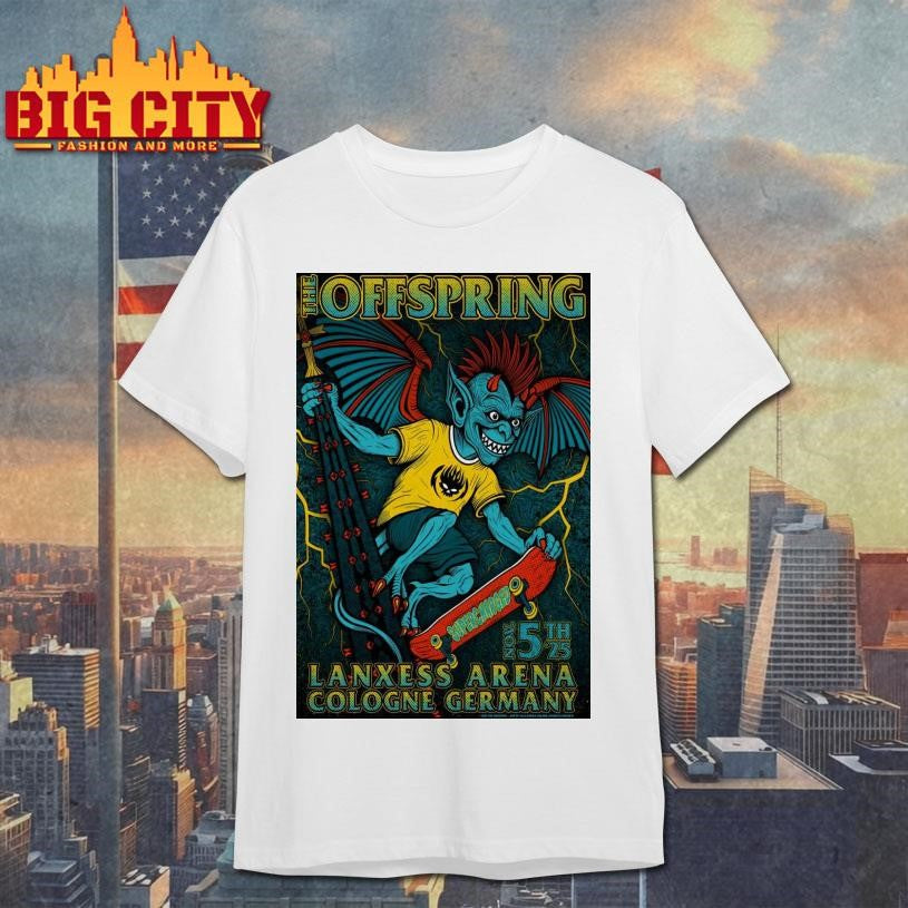 The Offspring Cologne Event On Nov 5 2025 Poster Shirt Unisex T-shirt, Sweatshirt, Hoodie, Long Sleeve Tee - T-Shirt, Sweatshirt, Hoodie