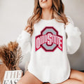Ohio State University White Football Shirt Football Fan Shirt Ohio Girl Shirt Xmas Game Day Shirt Womenswear Athletic Womenswear Athletic T-Shirts, Hoodie, Sweatshirt - T-Shirt, Sweatshirt, Hoodie