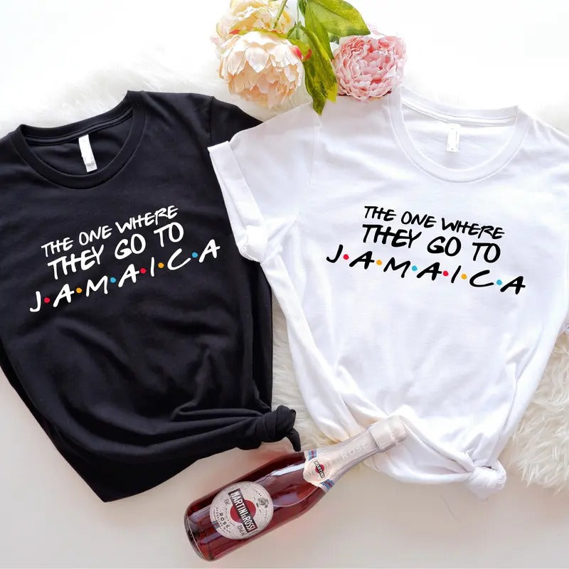 One Where They Go Jamaica Shirt Matching Jamaica Vacation Jamaica Family Trip Friends Weekend Vacation Shirt Group Summer Trip T-Shirts, Hoodie, Sweatshirt - T-Shirt, Sweatshirt, Hoodie