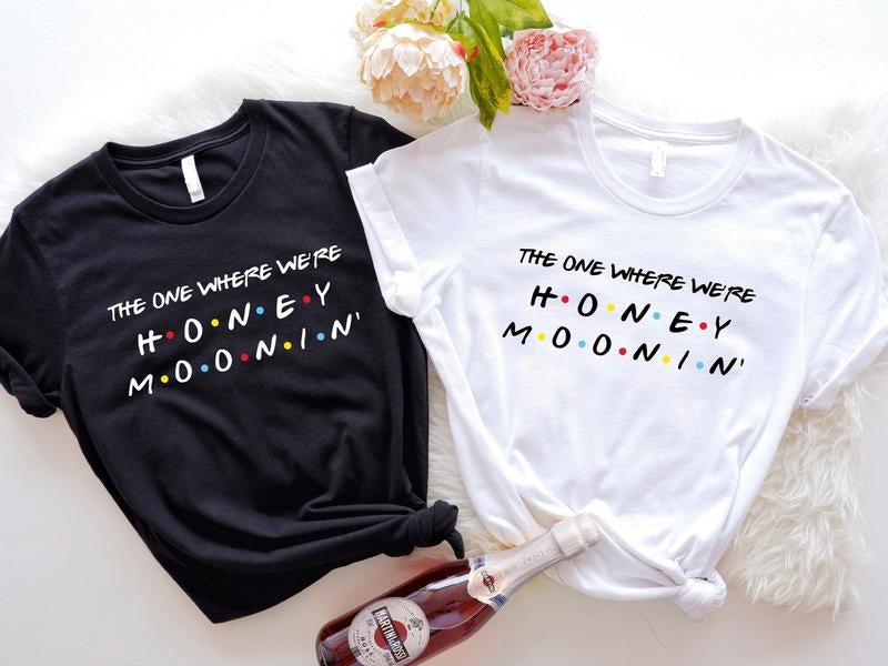 One Where We'Re Honeymoonin' Funny Couples Honeymoon Matching MR MRS Wedding Shirt New Married T-Shirts, Hoodie, Sweatshirt - T-Shirt, Sweatshirt, Hoodie
