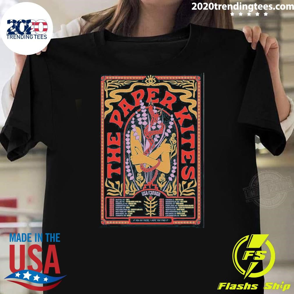 The Paper Kites USA Canada 2026 Shows Shirt Unisex T-shirt, Sweatshirt, Hoodie, Long Sleeve Tee - T-Shirt, Sweatshirt, Hoodie
