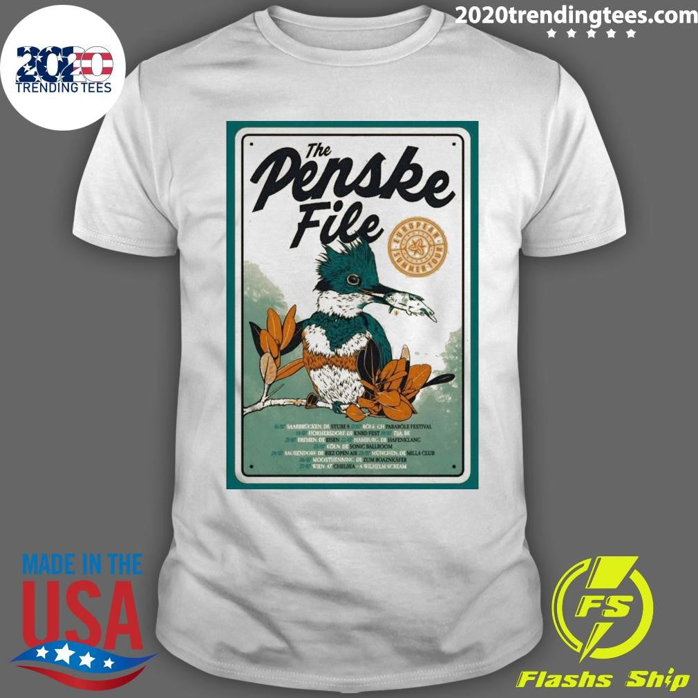 The Penske File European Summer 2026 Tour Shirt Unisex T-shirt, Sweatshirt, Hoodie, Long Sleeve Tee - T-Shirt, Sweatshirt, Hoodie