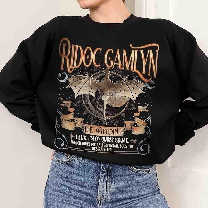 Quest Squad Onyx Storm Fan Ridoc Gamlyn Fourth Wing Dragon Rider Book Lover T-Shirts, Hoodie, Sweatshirt - T-Shirt, Sweatshirt, Hoodie