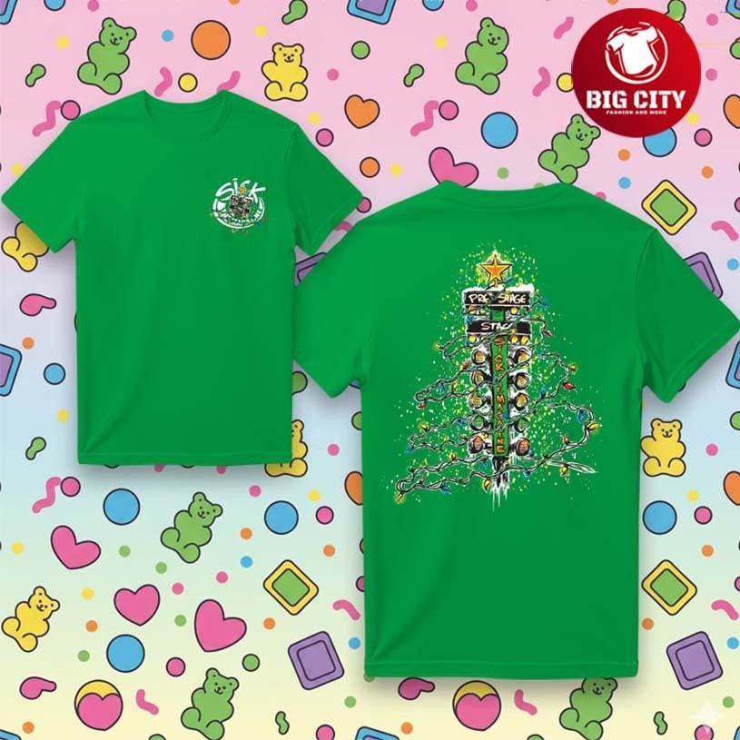 The Sick Christmas Tree Limited Two Sided Shirt Unisex T-shirt, Sweatshirt, Hoodie, Long Sleeve Tee - T-Shirt, Sweatshirt, Hoodie