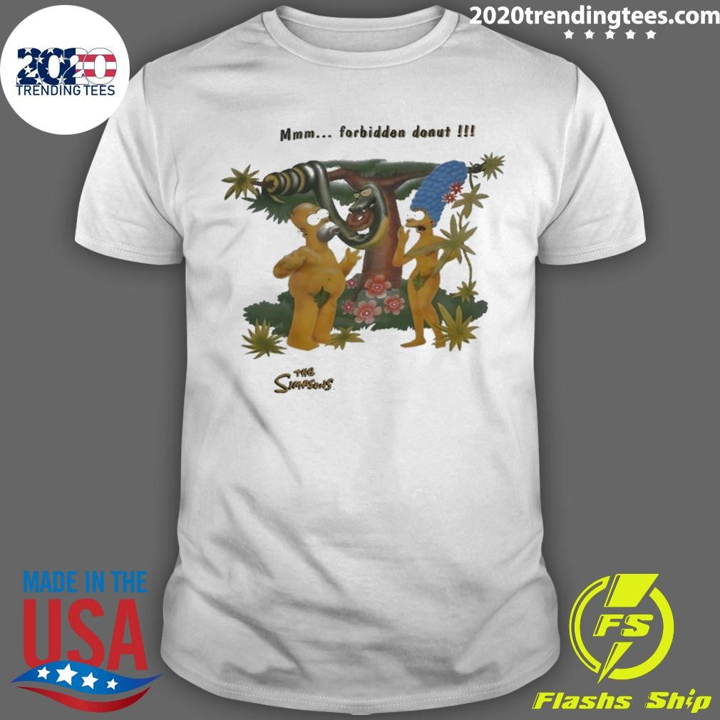The Simpsons Forbidden Donut Shirt Unisex T-shirt, Sweatshirt, Hoodie, Long Sleeve Tee - T-Shirt, Sweatshirt, Hoodie