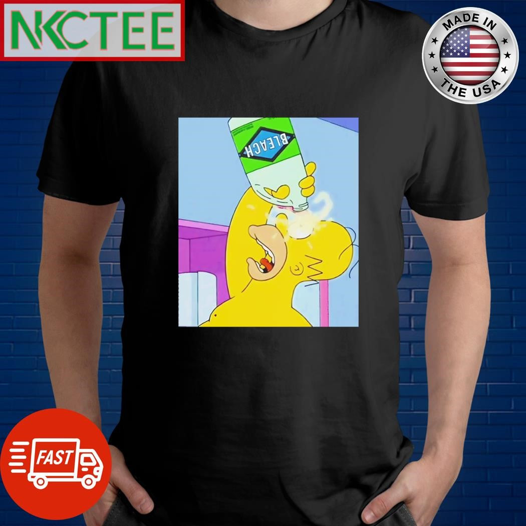 The Simpsons Homer Simpson eye Bleach shirt Unisex T-shirt, Sweatshirt, Hoodie, Long Sleeve Tee - T-Shirt, Sweatshirt, Hoodie