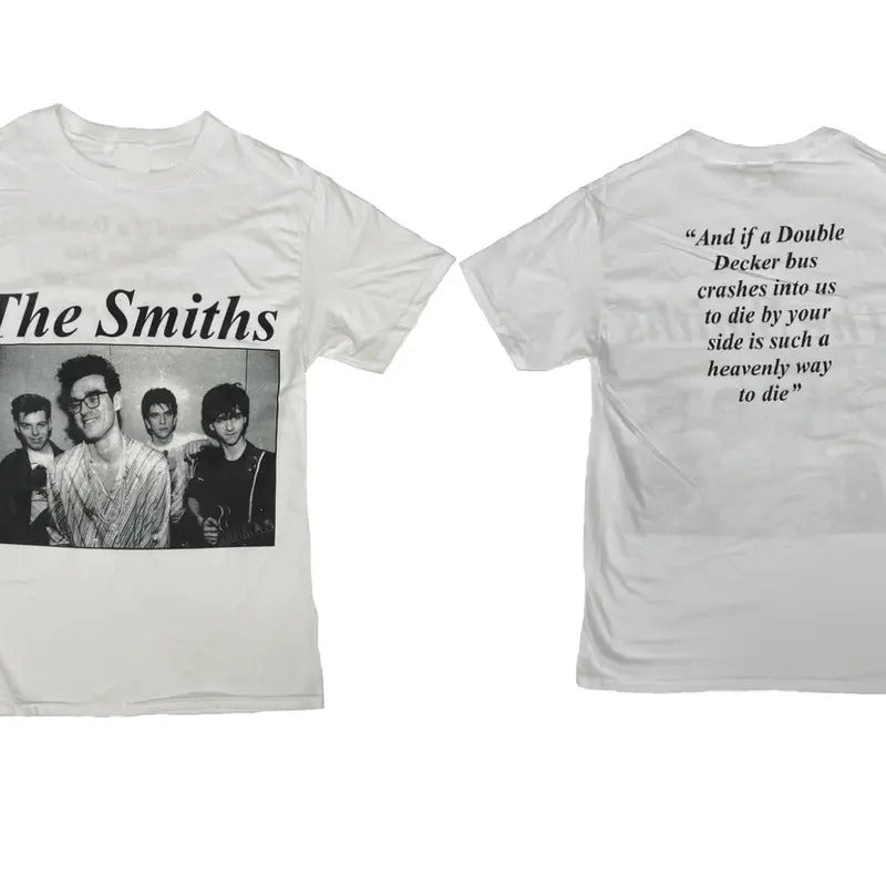 Smiths Double Decker Bus Retro Band Vintage Music Iconic 80s Rock Shirt Fans Womenswear Top T-Shirts, Hoodie, Sweatshirt - T-Shirt, Sweatshirt, Hoodie